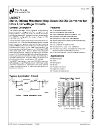 LM3677TLX-2.5 Datasheet