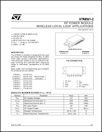 STM351-2 Datasheet