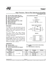 TS507 Datasheet
