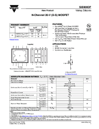 SiE808DF Datasheet