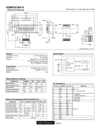HDM16216H-S Datasheet