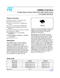 STPM11 Datasheet