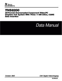 THS8200 Datasheet