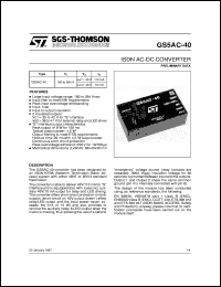 GS5AC-40 Datasheet