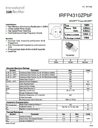 IRFP4310ZPBF Datasheet