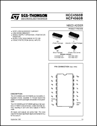 HCF4560B Datasheet