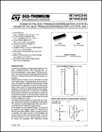 M74HC646 Datasheet