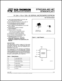 ST93C46T Datasheet