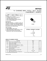 IRFP460 Datasheet
