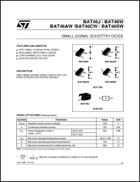 BAT46SW Datasheet