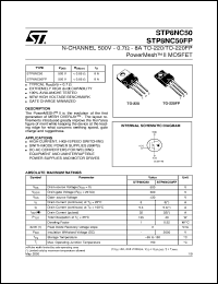 STP8NC50 Datasheet
