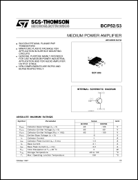 BCP52 Datasheet