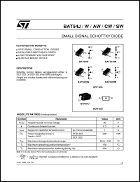 BAT54CW Datasheet