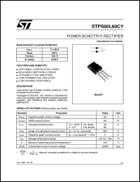 STPS80L60CY Datasheet