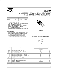 BUZ80A Datasheet