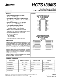 HCTS139MS Datasheet
