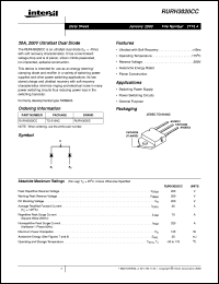 RURH3020CC Datasheet