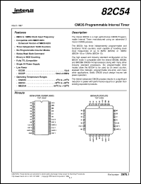 82C54 Datasheet