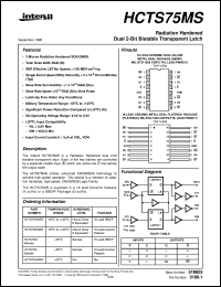 HCTS75MS Datasheet