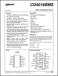 CD4016BMS Datasheet