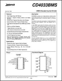 CD4033BMS Datasheet