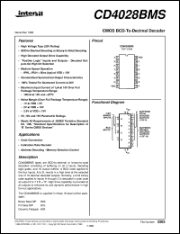 CD4028BMS Datasheet