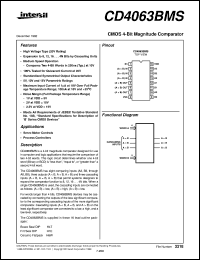 CD4063BMS Datasheet