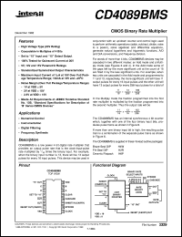CD4089BMS Datasheet