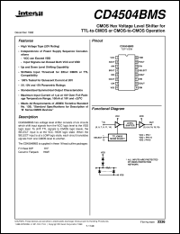 CD4504BMS Datasheet
