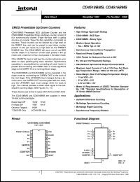 CD4516BMS Datasheet