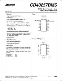 CD40257BMS Datasheet