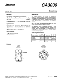 CA3039 Datasheet