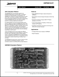 HSP50016-EV Datasheet