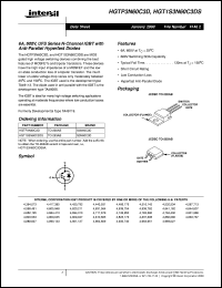HGT1S3N60C3DS Datasheet