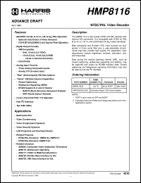 HMP8116 Datasheet