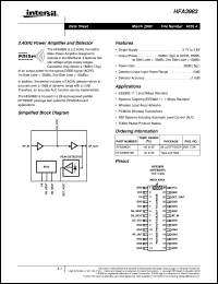 HFA3983 Datasheet