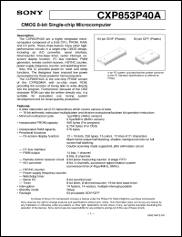 CXP853P40A Datasheet