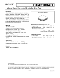 CXA3108AQ Datasheet