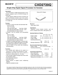 CXD2720Q Datasheet