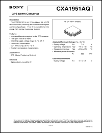 CXA1951AQ Datasheet