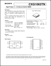 CXG1063TN Datasheet