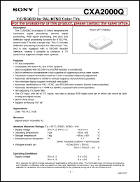 CXA2000Q Datasheet