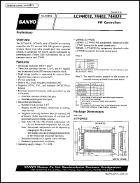 LC74402E Datasheet
