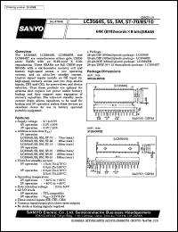 LC3564SM-70 Datasheet