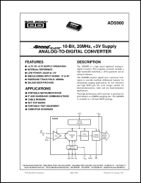 ADS900E-1K Datasheet