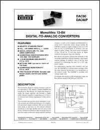 DAC80P-CBI-V Datasheet