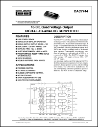 DAC7744EC-1K Datasheet