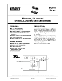 DCP021212DP Datasheet