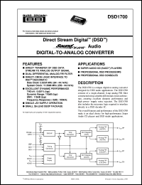 DSD1700E-2K Datasheet
