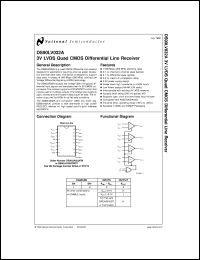 DS90LV032ATMX Datasheet